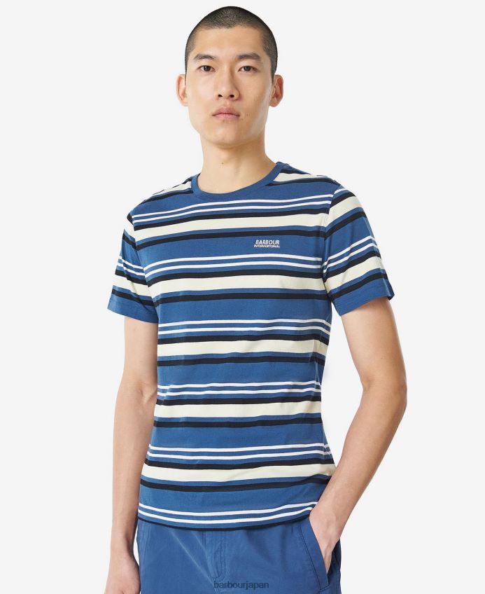衣類 Barbour ノーウッド Tシャツ 白いささやき声 男性 RV6THF891