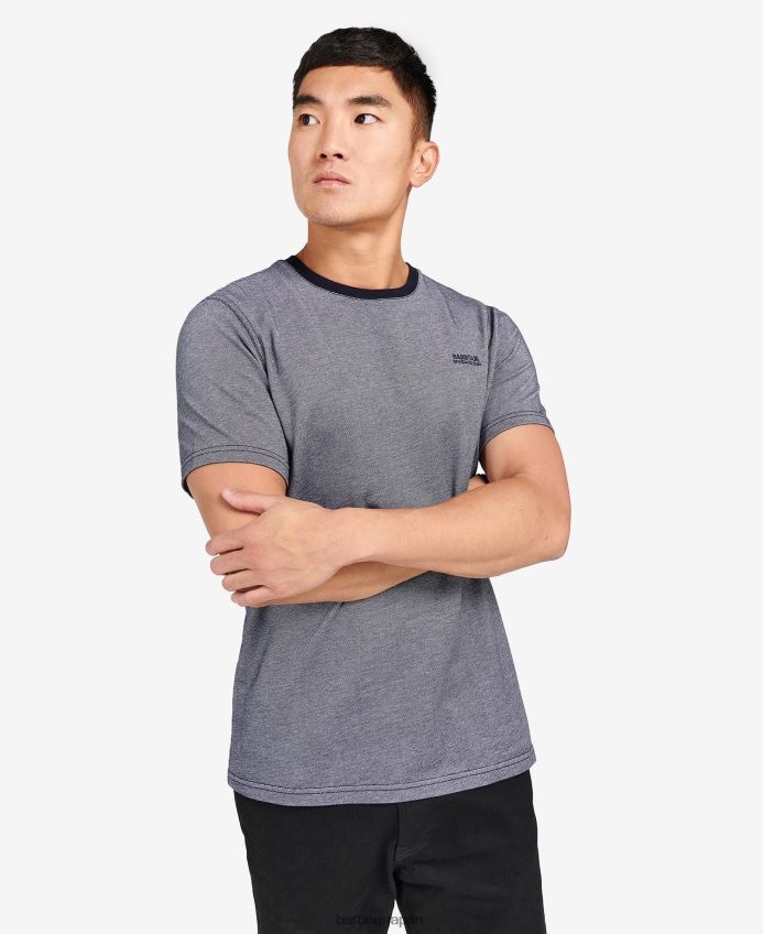 衣類 Barbour モールス信号 Tシャツ 夜空/ささやきの白 男性 RV6THF897