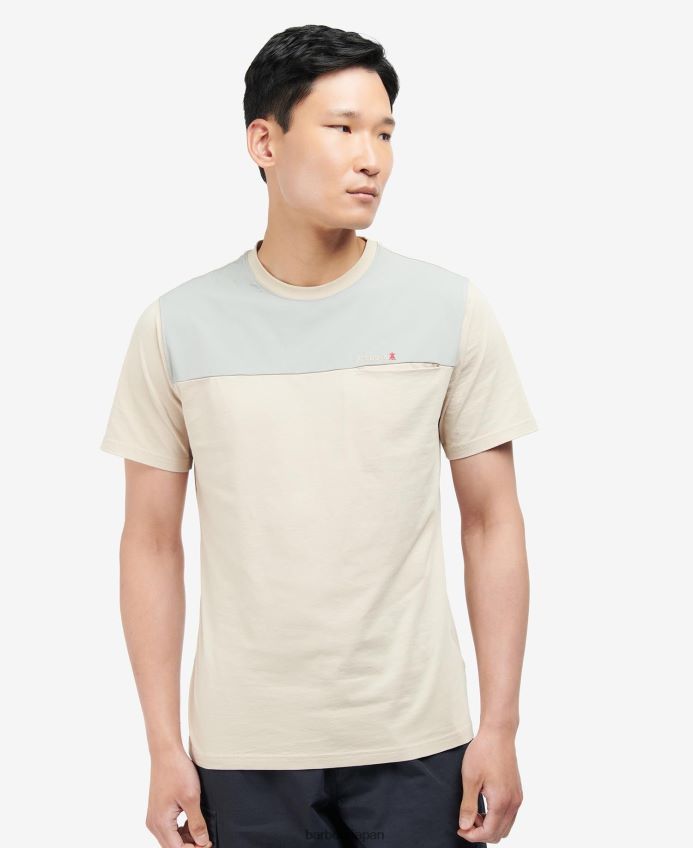 衣類 Barbour ウッダムパネルTシャツ パロマ 男性 RV6THF922