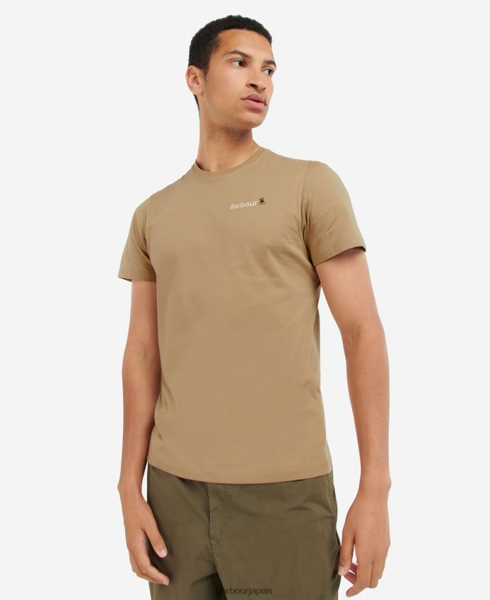 衣類 Barbour 群れ灯台グラフィック T シャツ 溝 男性 RV6THF925
