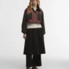 Barbour x GANNI タータンペプラムワックスジャケット Barbour x GANNI タータンペプラムワックスジャケット
