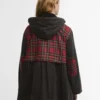 Barbour x GANNI タータンペプラムワックスジャケット Barbour x GANNI タータンペプラムワックスジャケット