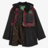 Barbour x GANNI タータンペプラムワックスジャケット Barbour x GANNI タータンペプラムワックスジャケット