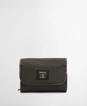 ワックス加工ハンギングウォッシュバッグ