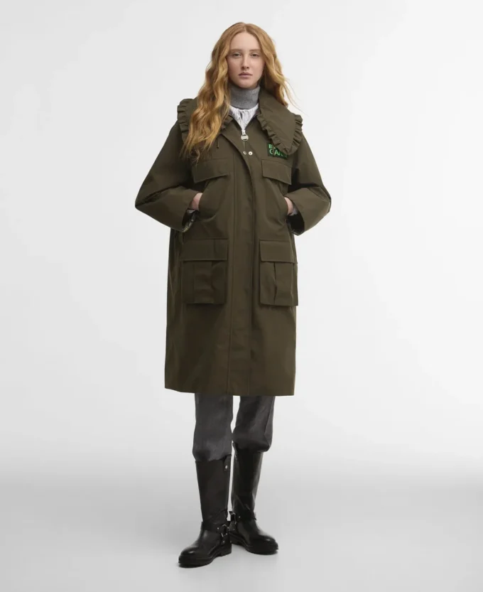 バーバー × ガニ 防水パーカージャケット バーバー × ガニ 防水パーカージャケット